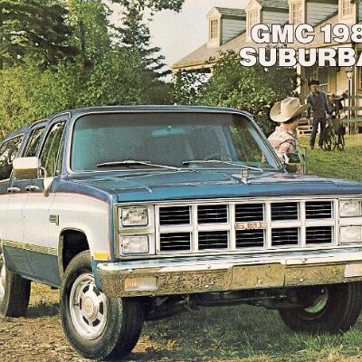 1982 GMC Suburban Foldout 1982 GMC Suburban Foldout